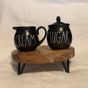 🖤 Rae Dunn Cream Pitcher & Sugar Jar with Lid